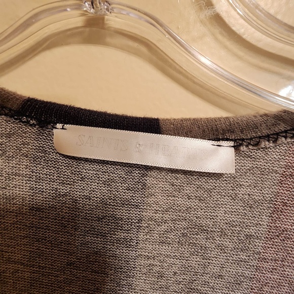 Saints & Hearts Long Striped Cardigan with Pockets - Picture 3 of 6